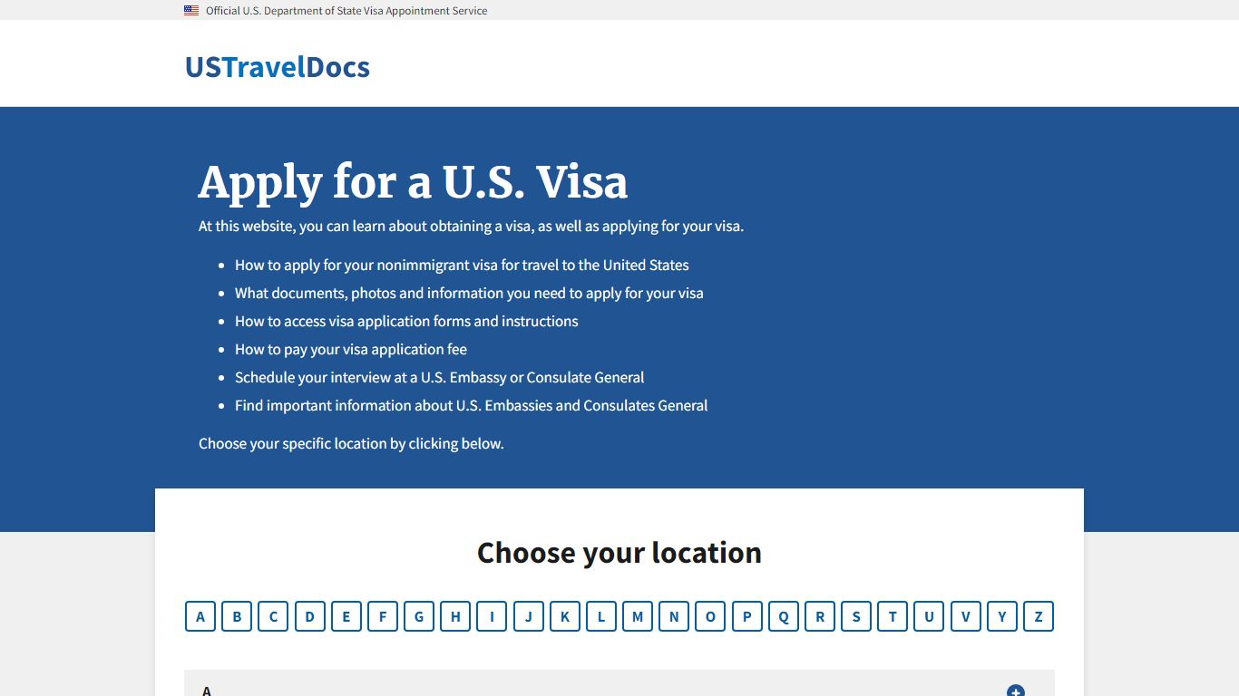 Apply for a U.S. Visa | Receipt for Payment - USTravelDocs